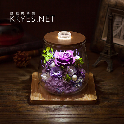 永生花靜物攝影 展現苗木與花卉的永恒之美